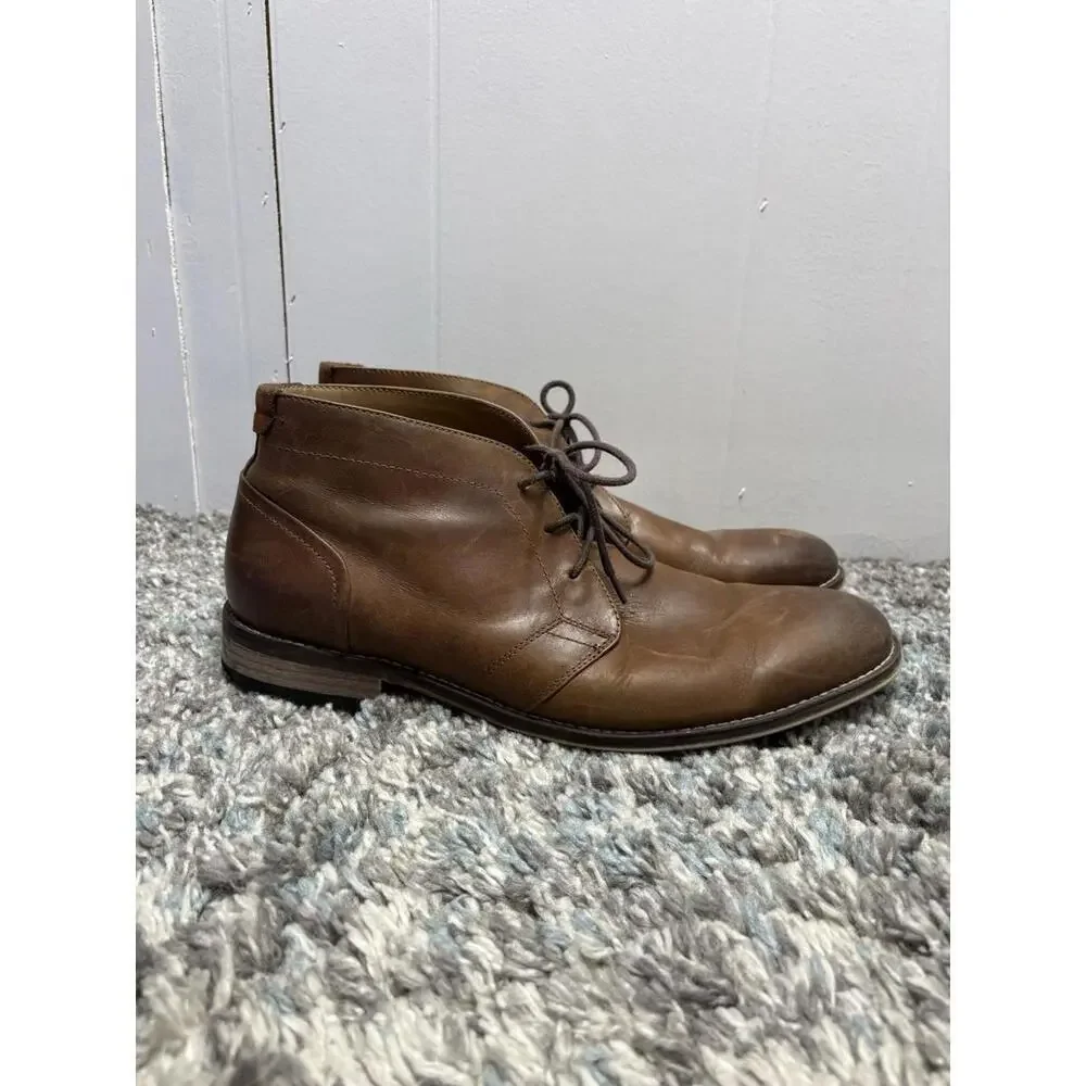 Aston Grey Boots Mens 13 Ranni Chukka Desert Ankle Lace Up Leather Business
